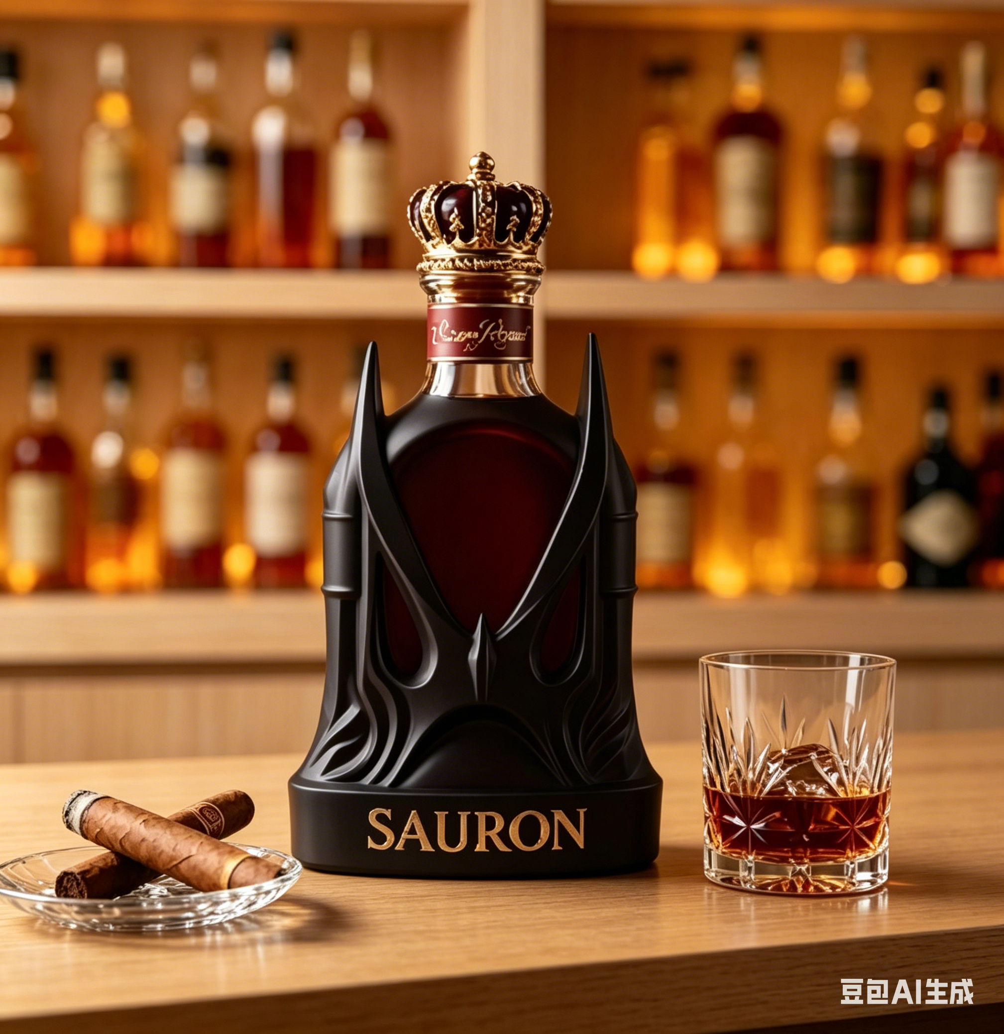 Wine Beer And Spirits - Dark Lord Inspired Whiskey Decanter Fiery