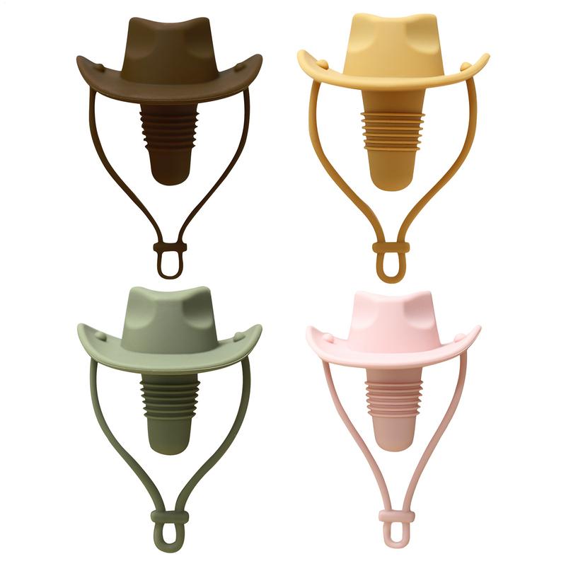 Wine Beer Hat - Silicone Cowboy Hat Wine Cork Champagne