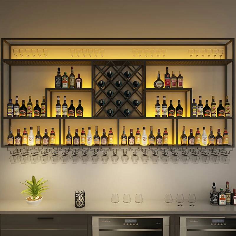 wall Mounted Lights Display C - Wine Beer Rack บทวิจารณ์และราคา