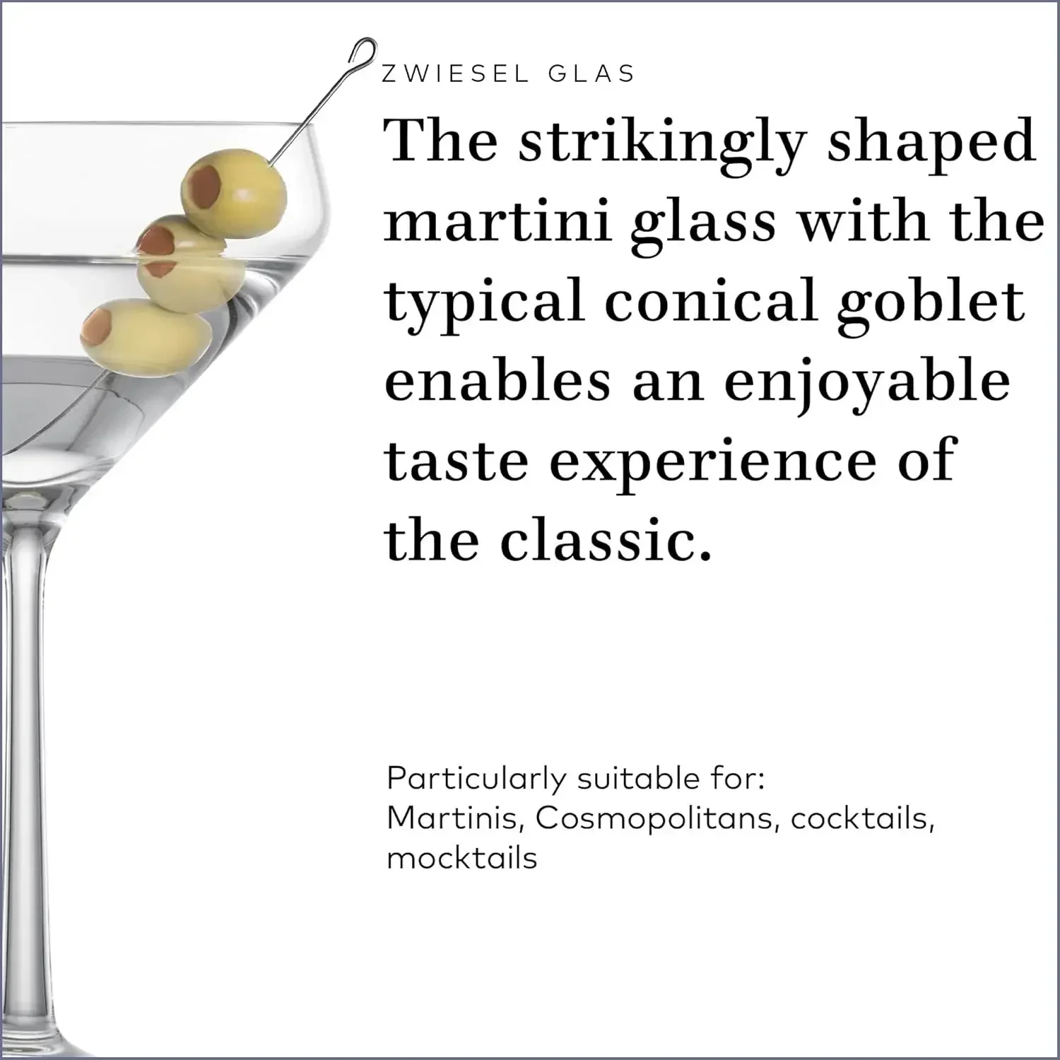 Pure Martini Glass (Set of 6), - Wine Glass Set Crystal บทวิจารณ์และราคา