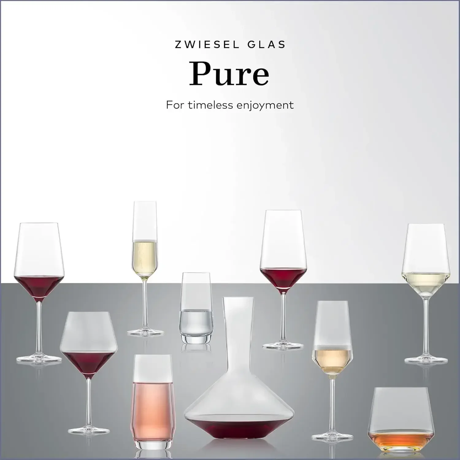 Pure Martini Glass (Set of 6), - Wine Glass Set Crystal บทวิจารณ์และราคา