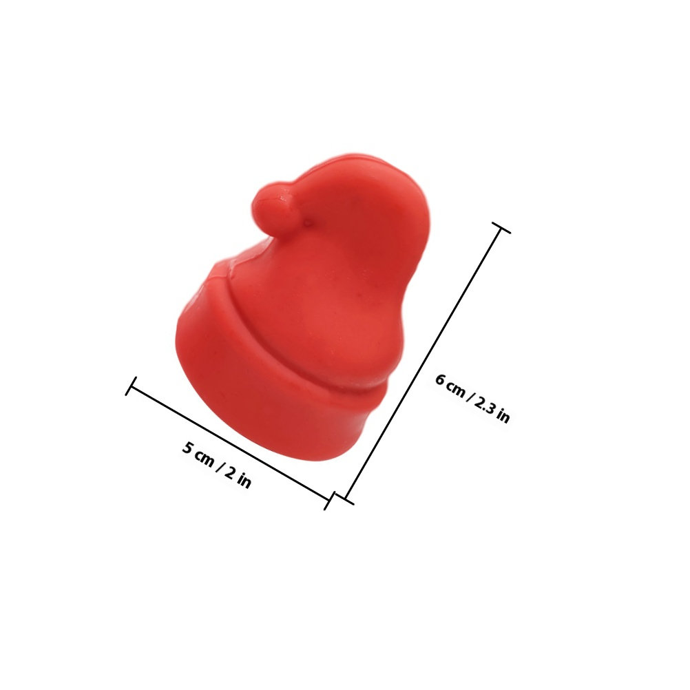 2Pcs Mini Santa Hat Wine Stopp - Wine Beer Hat บทวิจารณ์และราคา