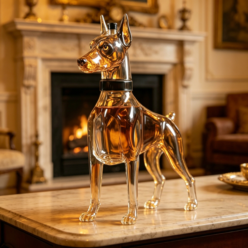 Doberman Liquor Decanter for B - Wine Beer And Spirits บทวิจารณ์และราคา