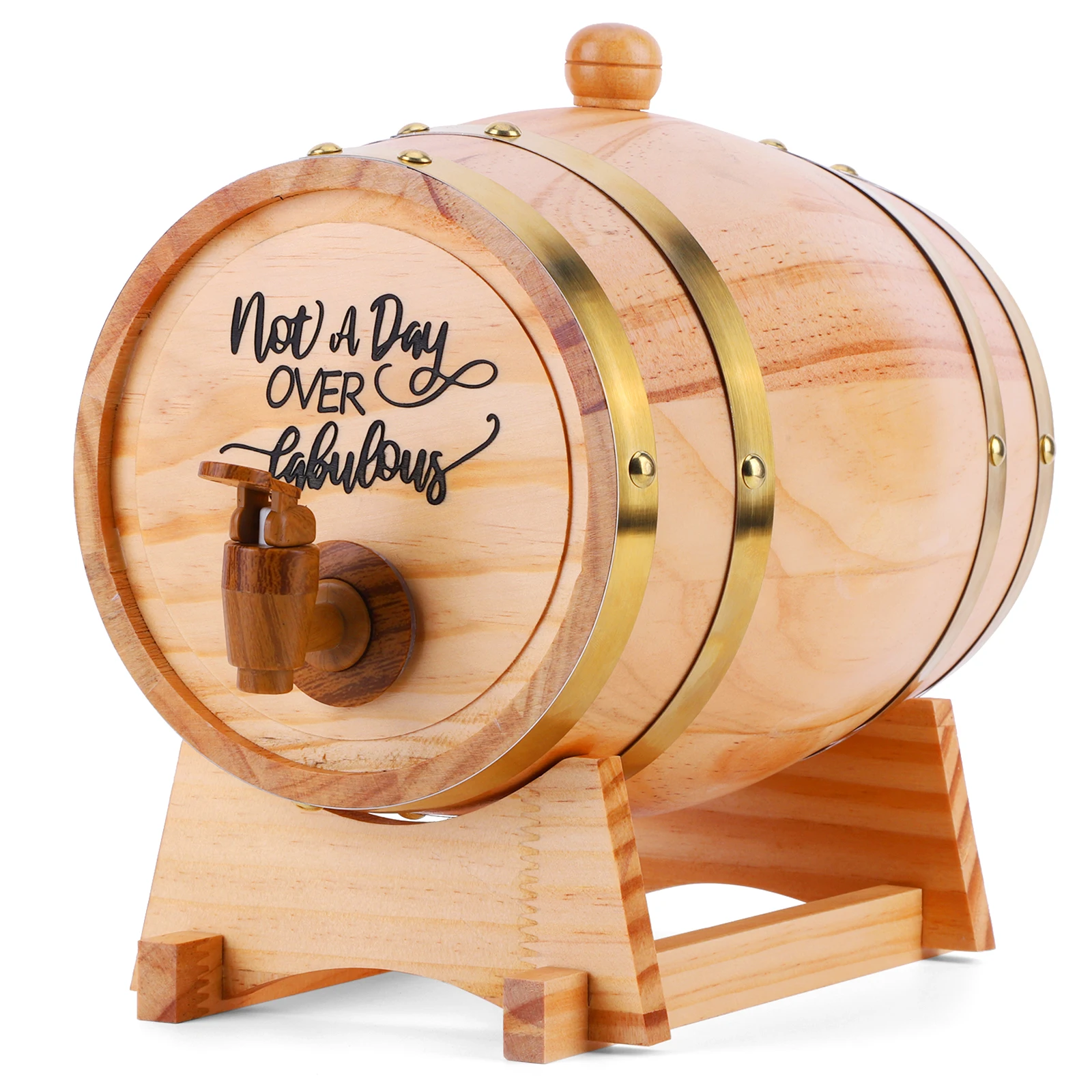 3L Wooden Whiskey Barrel with  - Wine Whiskey Beer บทวิจารณ์และราคา