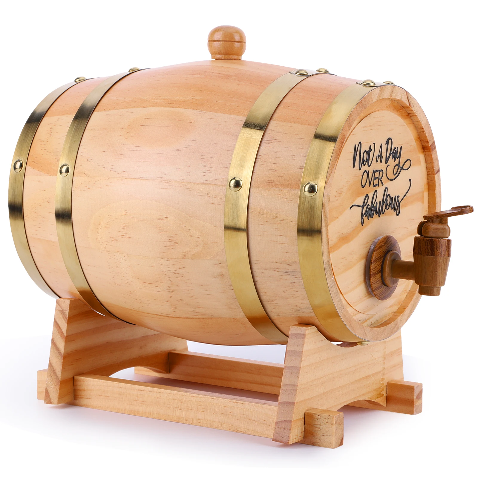 3L Wooden Whiskey Barrel with  - Wine Whiskey Beer บทวิจารณ์และราคา