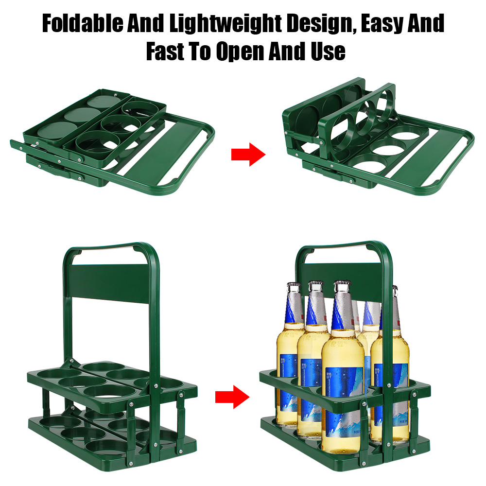Reusable Durable Foldable Beer - Wine Beer Rack บทวิจารณ์และราคา