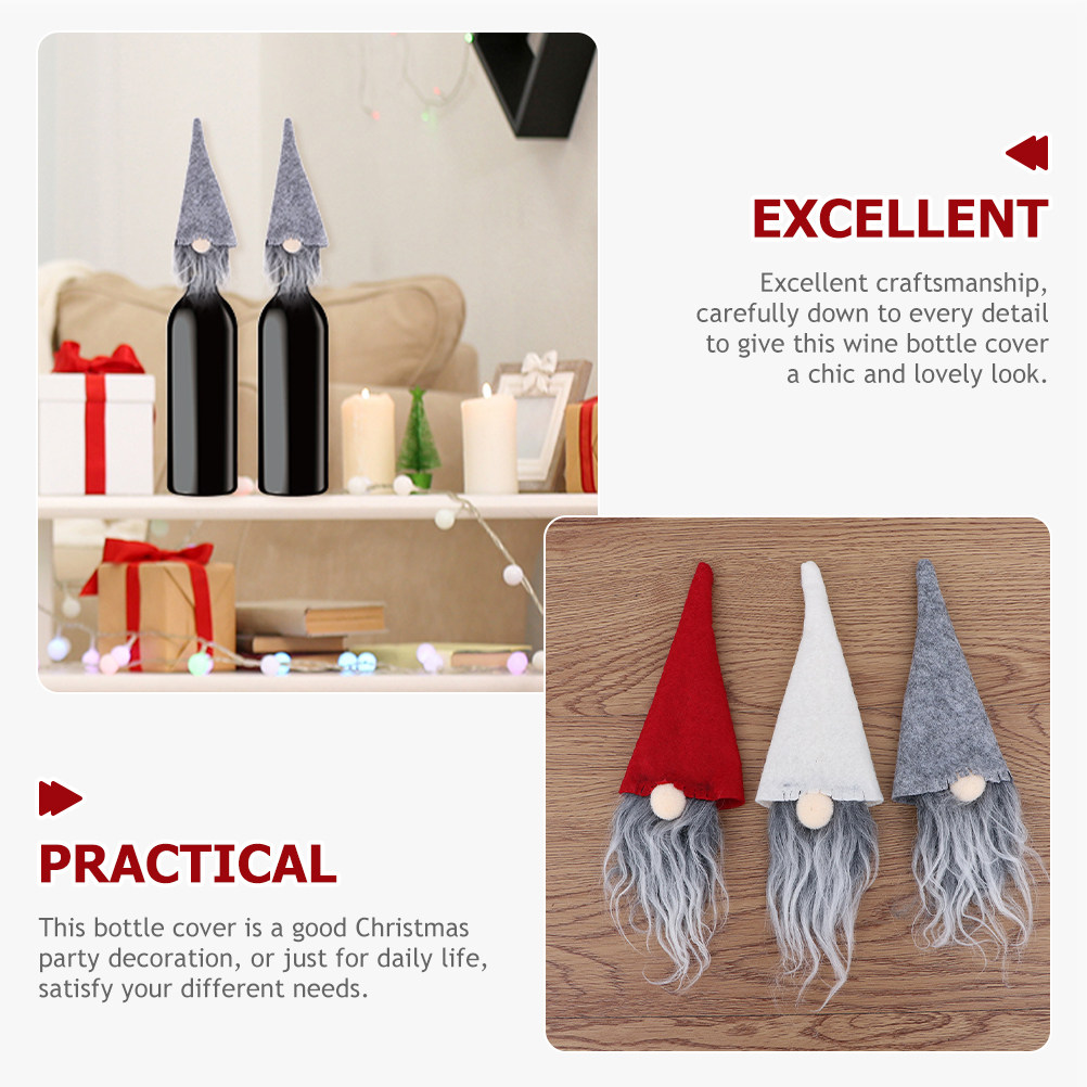12Pcs Christmas Wine Bottle Co - Wine Beer Hat บทวิจารณ์และราคา