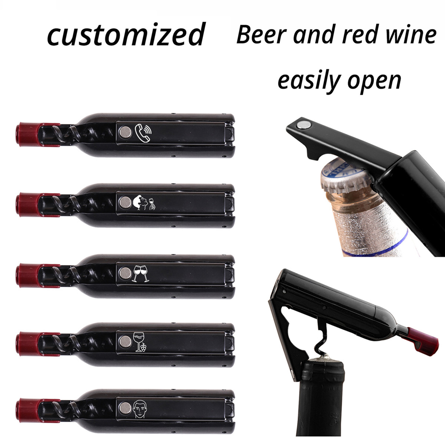 Bottle Shape Custom Text Wine  - Wine In Beer Name บทวิจารณ์และราคา