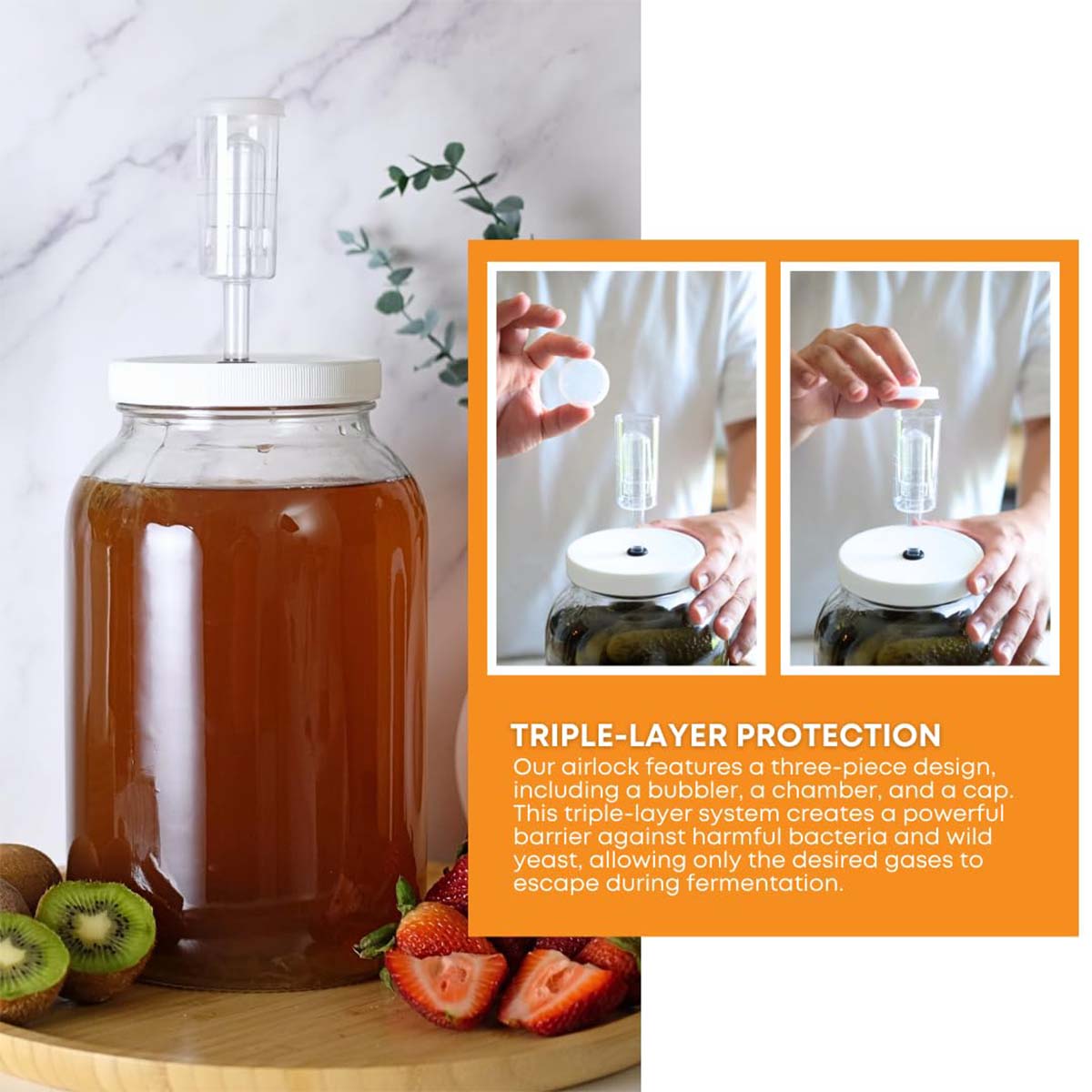 Brewing Fermentation 3-Piece A - Wine Beer And More บทวิจารณ์และราคา