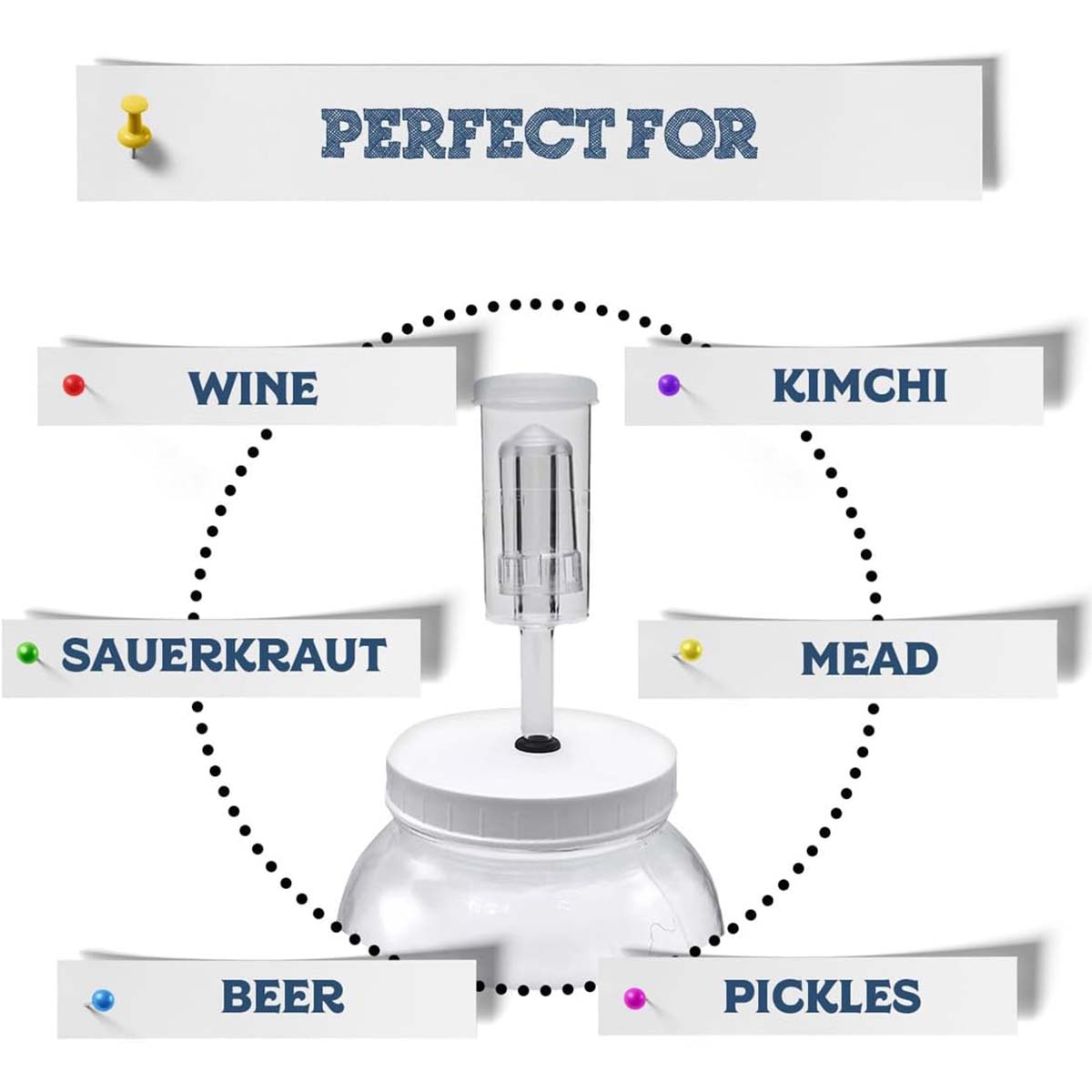 Brewing Fermentation 3-Piece A - Wine Beer And More บทวิจารณ์และราคา