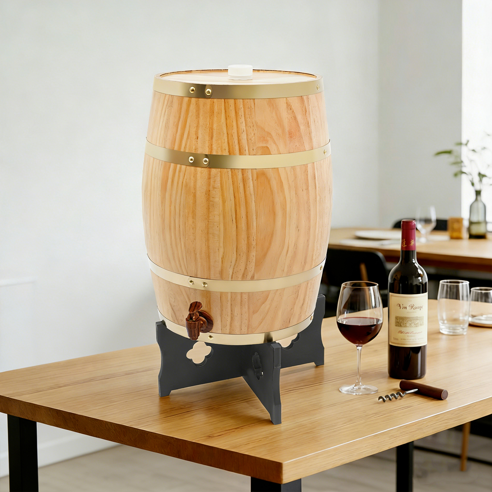 20L/5.28Gal Wood Color Wine Ba - Wine Beer And Cider บทวิจารณ์และราคา