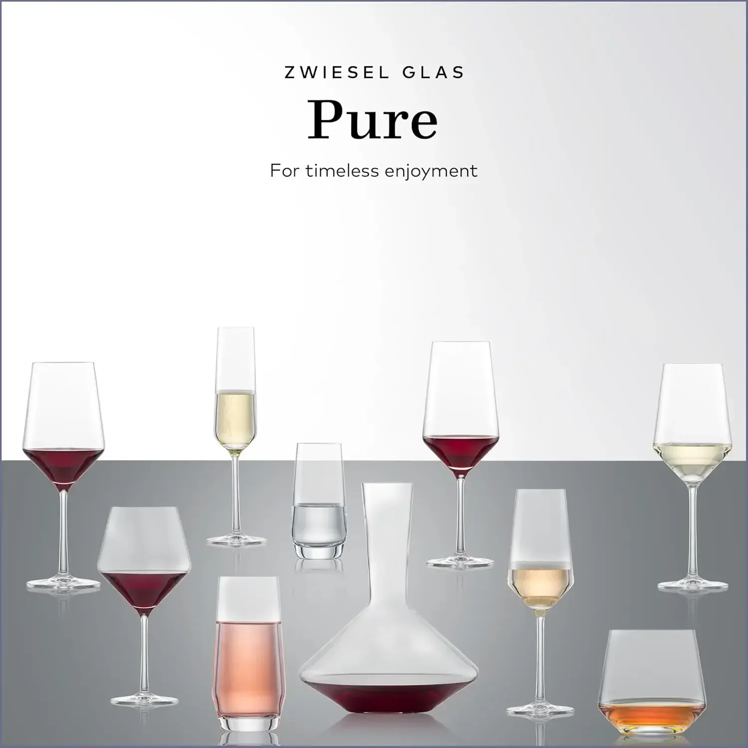 Pure Martini Glass (Set of 6), - Wine Glass Set Crystal บทวิจารณ์และราคา