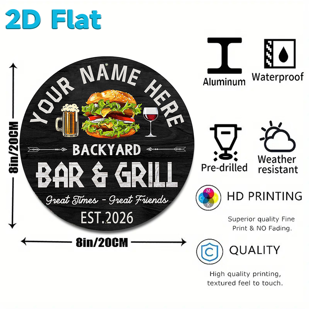 Custom Name & Year Backyard Ba - Wine In Beer Name บทวิจารณ์และราคา