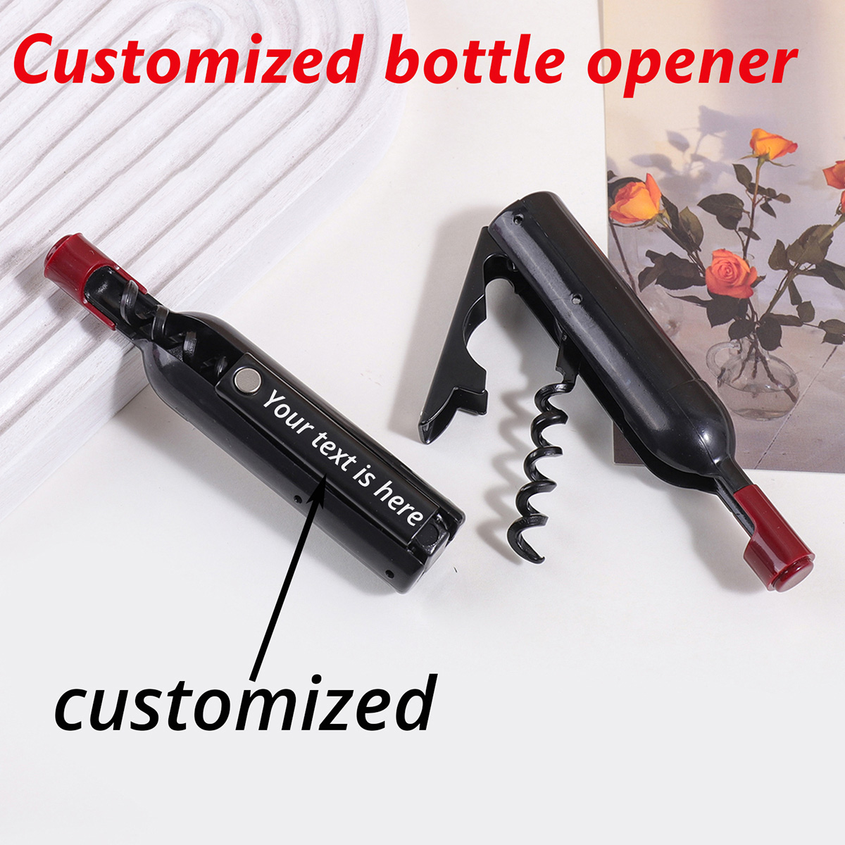 Custom Text Wine Opener Person - Wine In Beer Name บทวิจารณ์และราคา