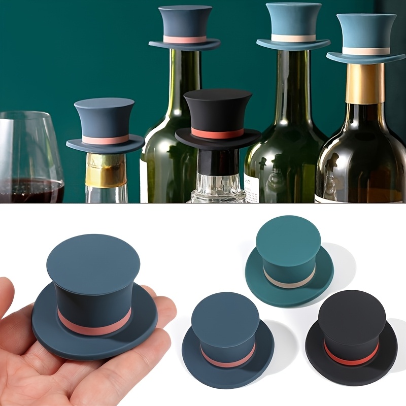 Top Hat Shaped Silicone Wine B - Wine Beer Hat บทวิจารณ์และราคา