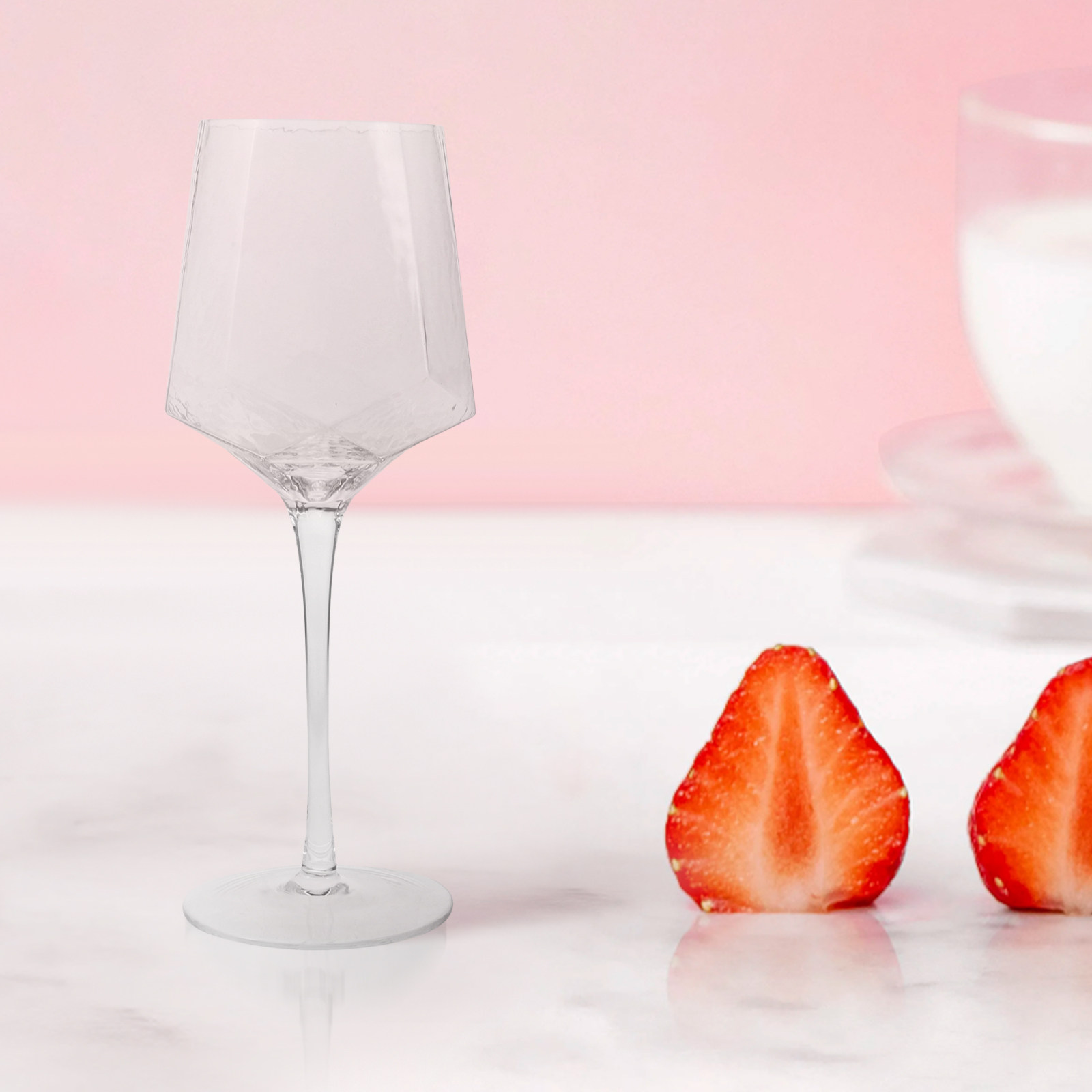 Crystal Wine Glasses Set Elega - Wine Glass Set Crystal บทวิจารณ์และราคา