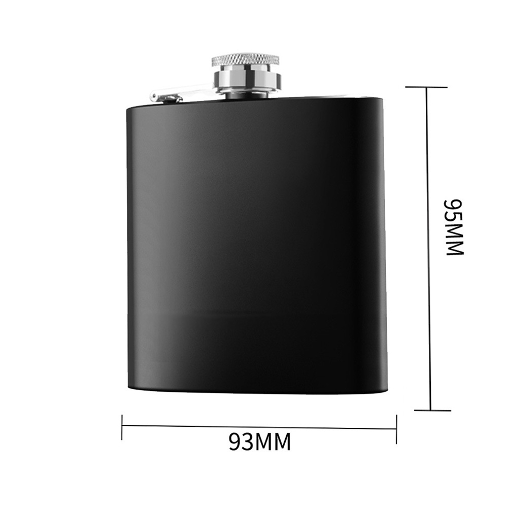 6/8oz Black Hip Flask Stainles - Wine Beer Spirits บทวิจารณ์และราคา