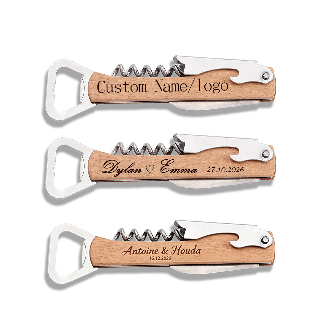 20pcs Personalized Engraved Wo - Wine In Beer Name บทวิจารณ์และราคา
