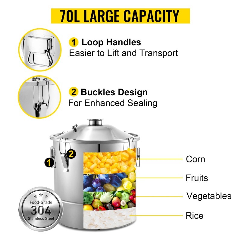 SucceBuy 20L-70L  Distiller Ma - Wine Beer Distillation บทวิจารณ์และราคา