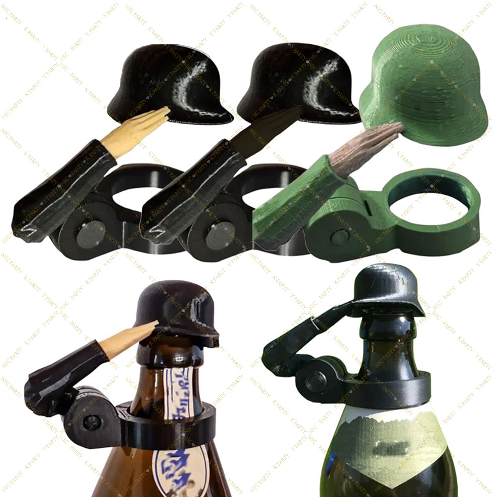 Funny Soldier Salute Beer Bott - Wine Beer Hat บทวิจารณ์และราคา
