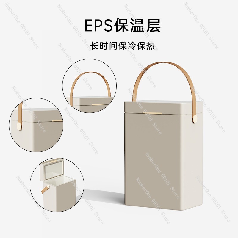 Portable long cylindrical liqu - Wine Beer Spirits บทวิจารณ์และราคา