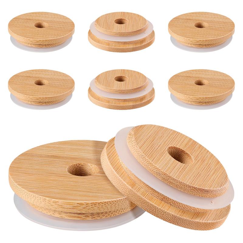 Jar Lids Straw Lid With Glass  - Wine Beer Spirits บทวิจารณ์และราคา