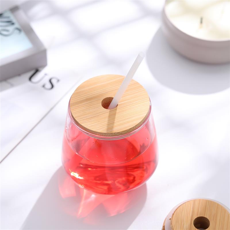 Jar Lids Straw Lid With Glass  - Wine Beer Spirits บทวิจารณ์และราคา