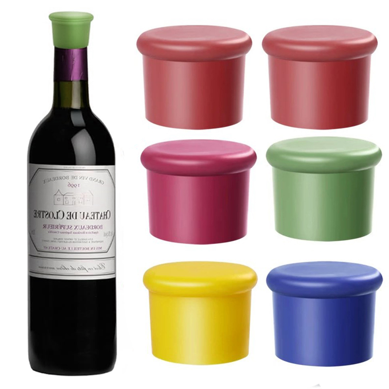 1/5pcs Wine Stoppers Reusable  - Wine Beer Spirits บทวิจารณ์และราคา