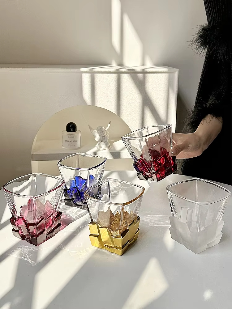 Space Gold Ice Cube Cup Artist - Wine Whiskey Beer บทวิจารณ์และราคา