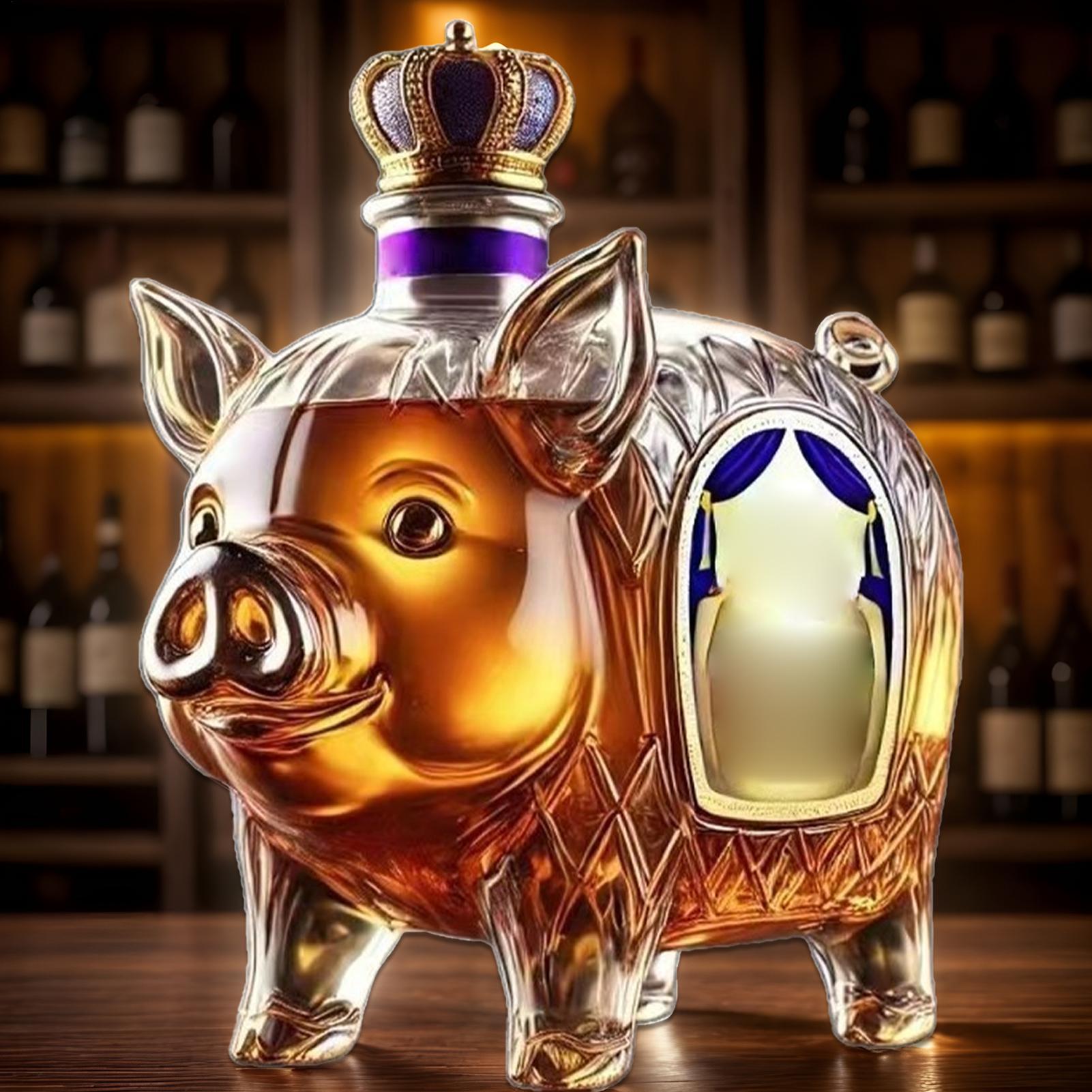 Whiskey Bottle Unique Animal R - Wine Beer Spirits บทวิจารณ์และราคา