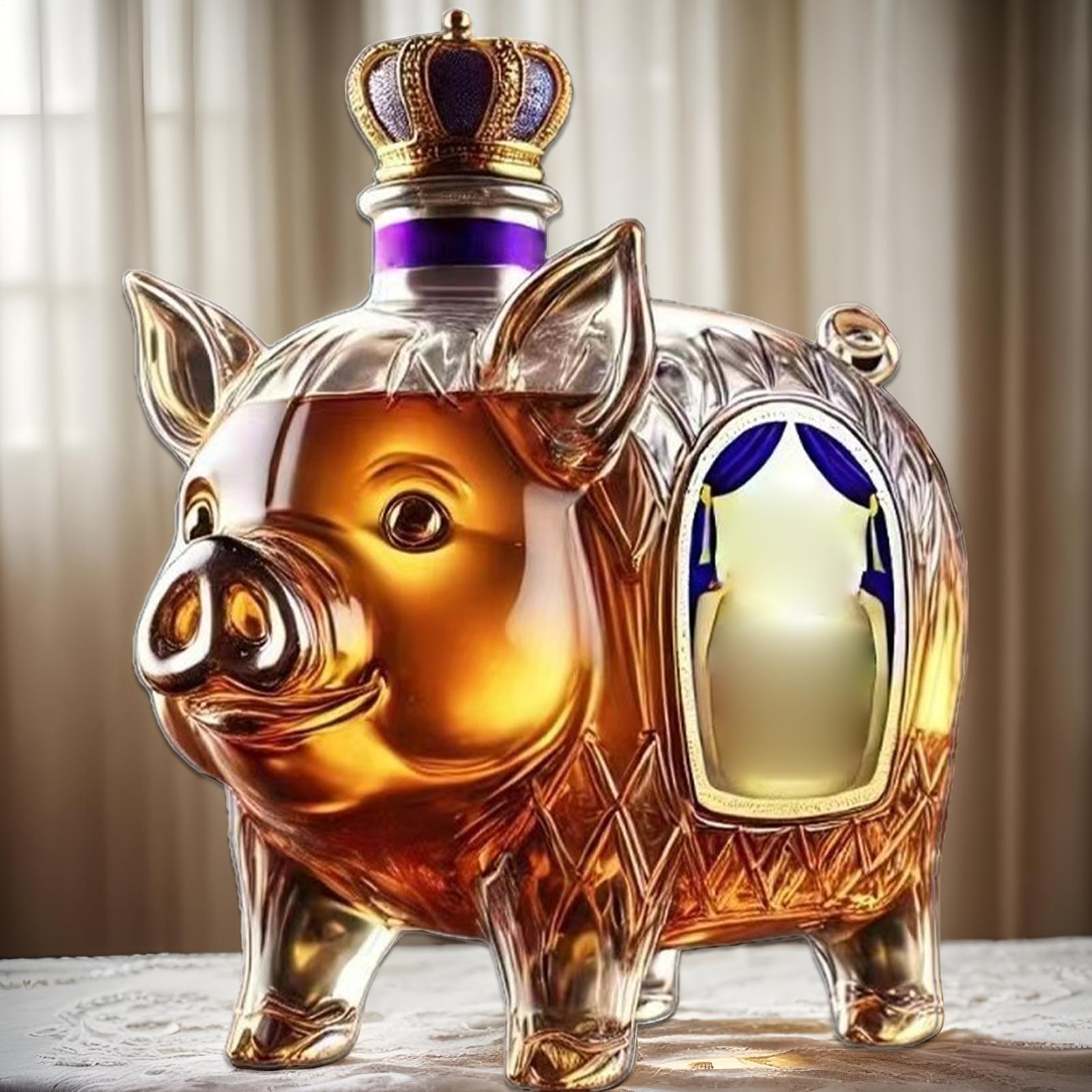 Whiskey Bottle Unique Animal R - Wine Beer Spirits บทวิจารณ์และราคา