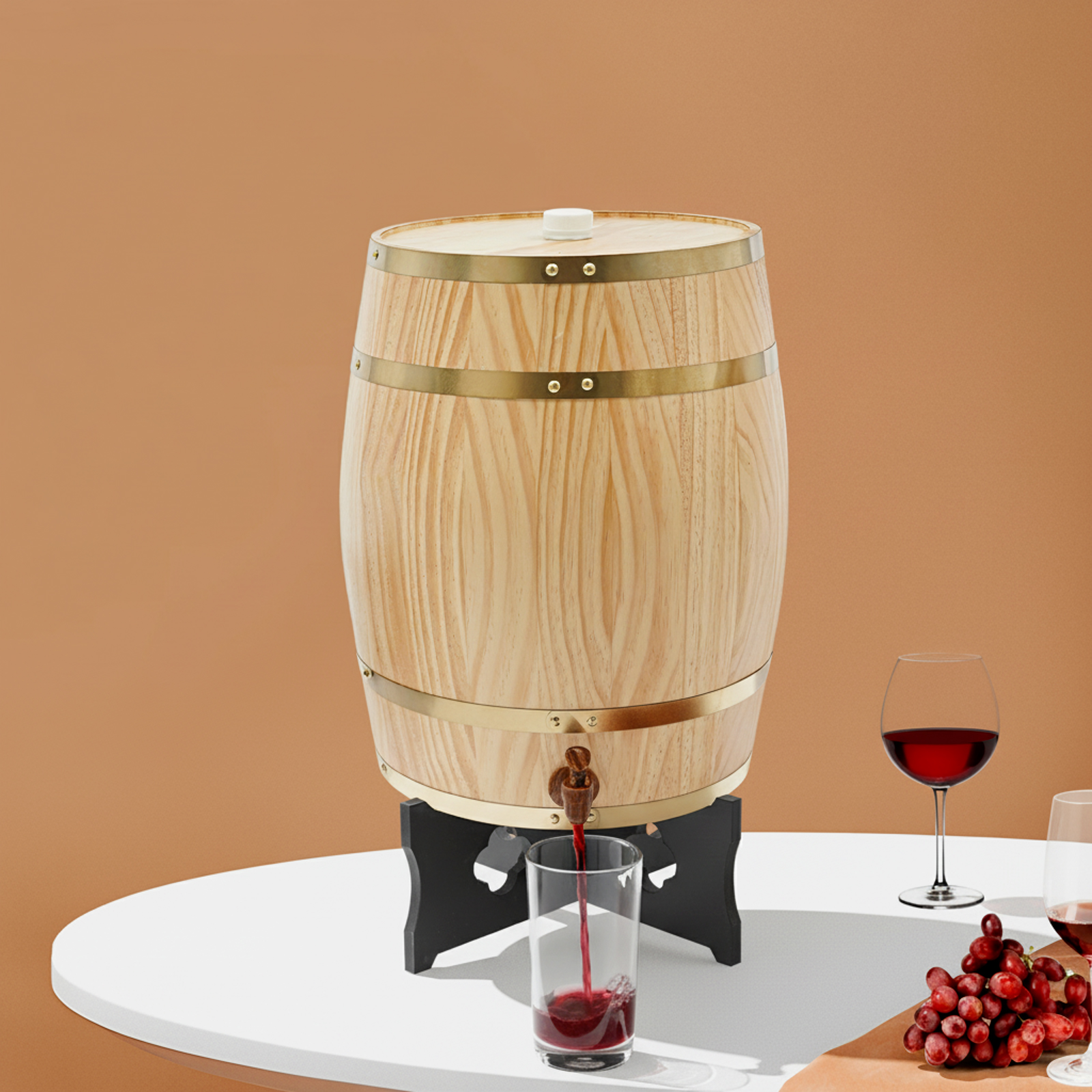 Wood Color Wine Barrel, 30L/7. - Wine Whiskey Beer บทวิจารณ์และราคา