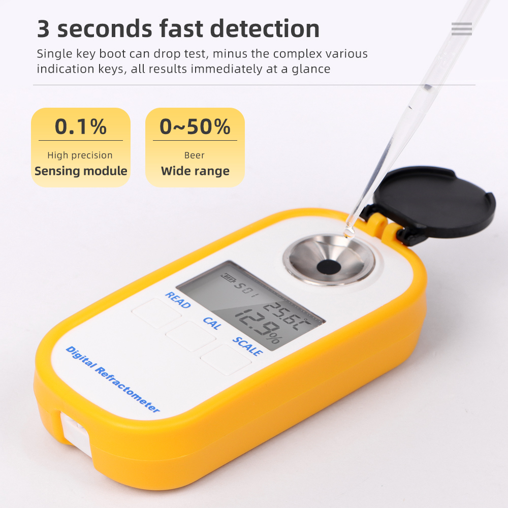 Digital Alcohol Refractometer  - Wine Beer Spirits บทวิจารณ์และราคา