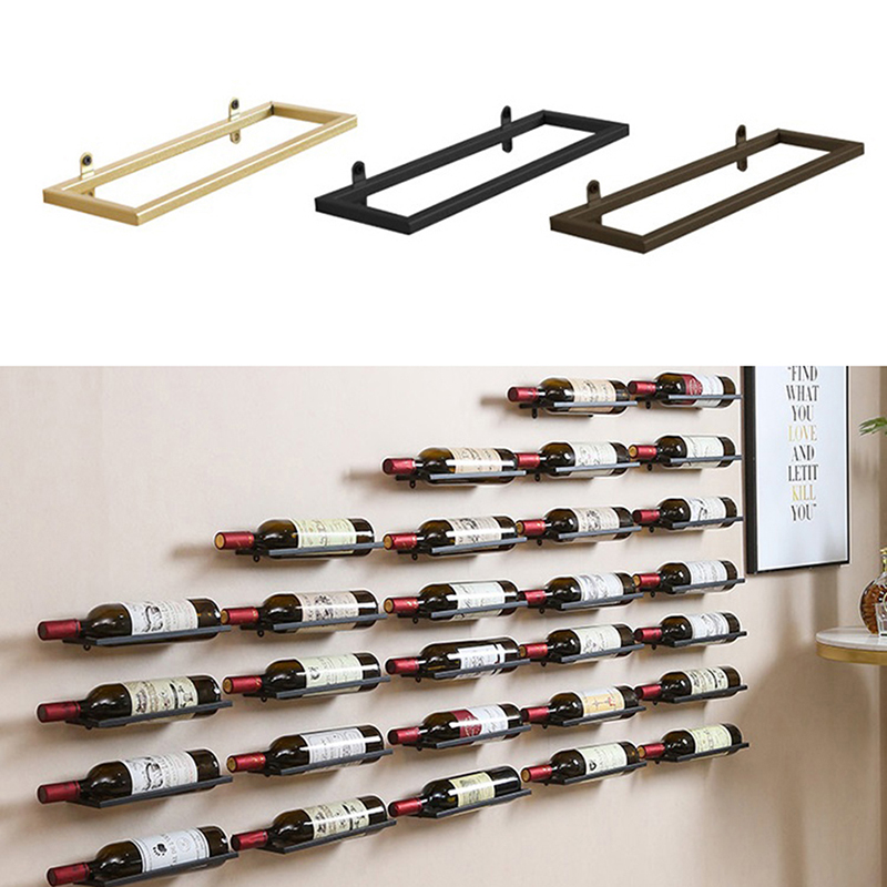 1PC Wall-Mounted Bar Wine Rack - Wine Beer Rack บทวิจารณ์และราคา