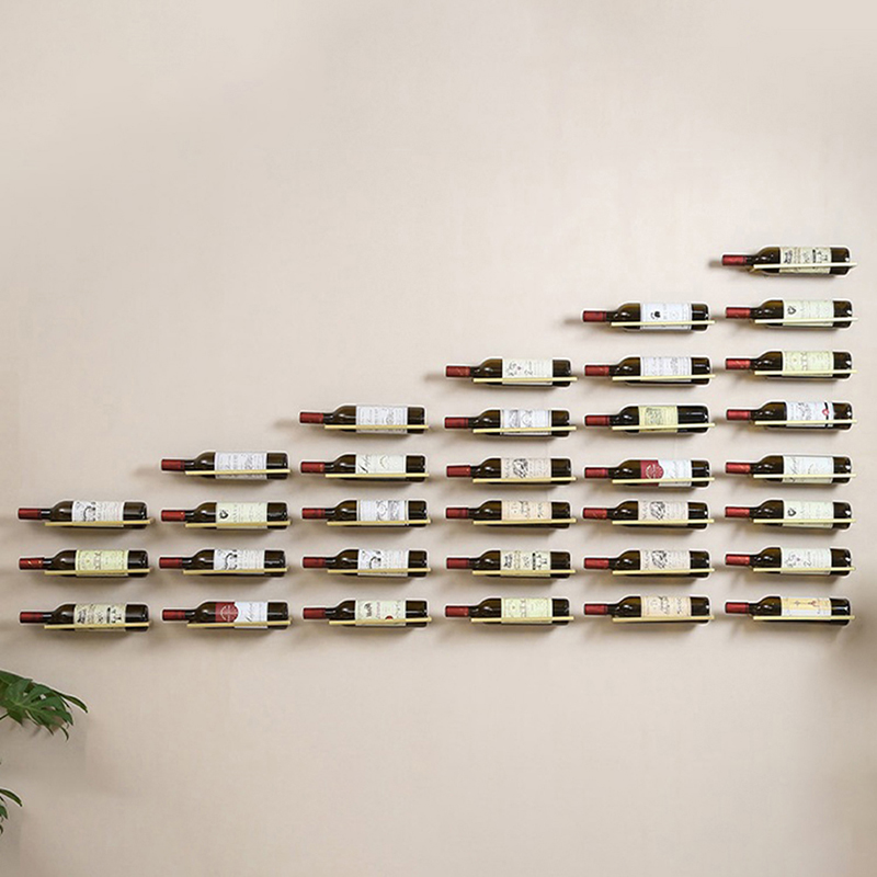 1PC Wall-Mounted Bar Wine Rack - Wine Beer Rack บทวิจารณ์และราคา