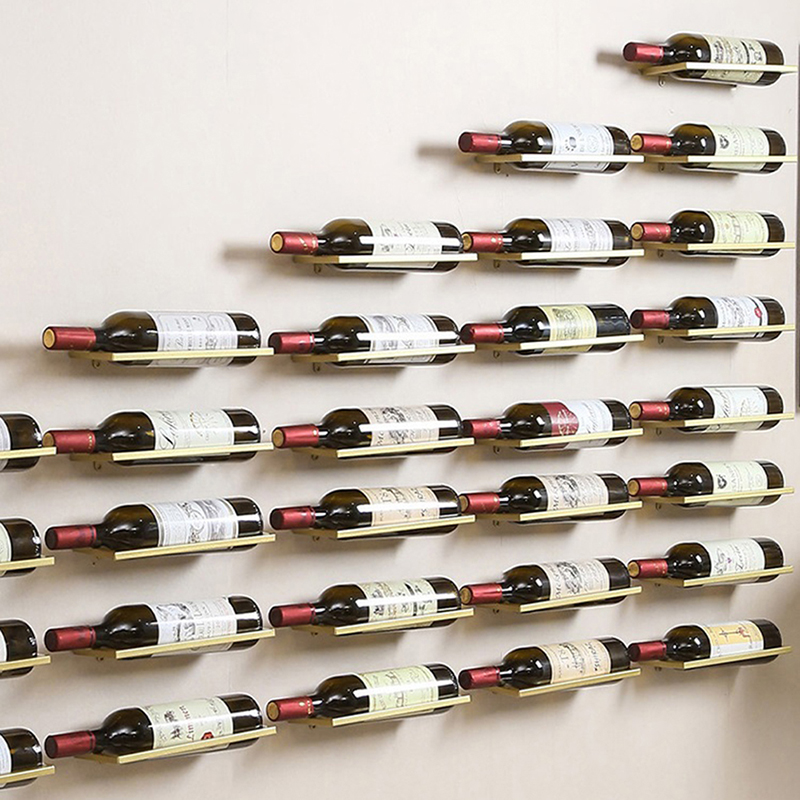 1PC Wall-Mounted Bar Wine Rack - Wine Beer Rack บทวิจารณ์และราคา