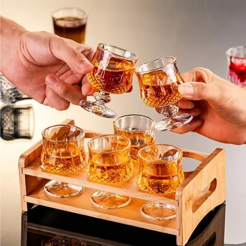 6pcs Shot Glass Wine Set Baiji - Wine Glass Set Crystal บทวิจารณ์และราคา