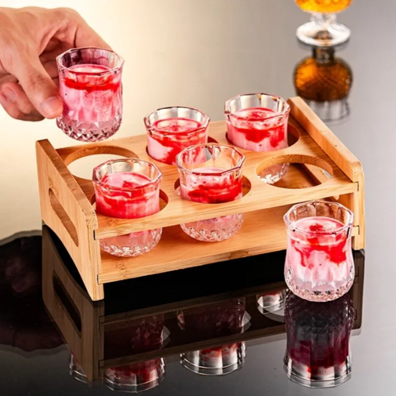 6pcs Shot Glass Wine Set Baiji - Wine Glass Set Crystal บทวิจารณ์และราคา