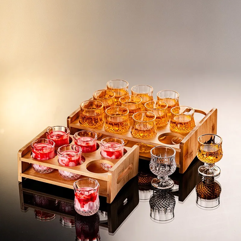 6pcs Shot Glass Wine Set Baiji - Wine Glass Set Crystal บทวิจารณ์และราคา