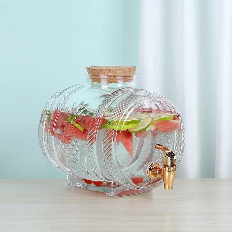 1L Beverage Barrel with Faucet - Wine Beer Rack บทวิจารณ์และราคา