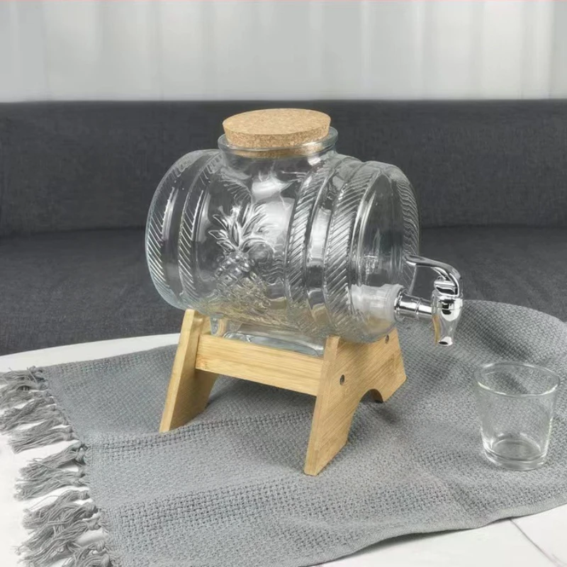 1L Beverage Barrel with Faucet - Wine Beer Rack บทวิจารณ์และราคา
