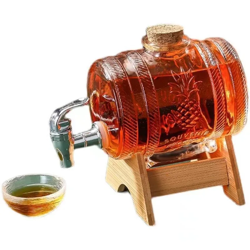 1L Beverage Barrel with Faucet - Wine Beer Rack บทวิจารณ์และราคา