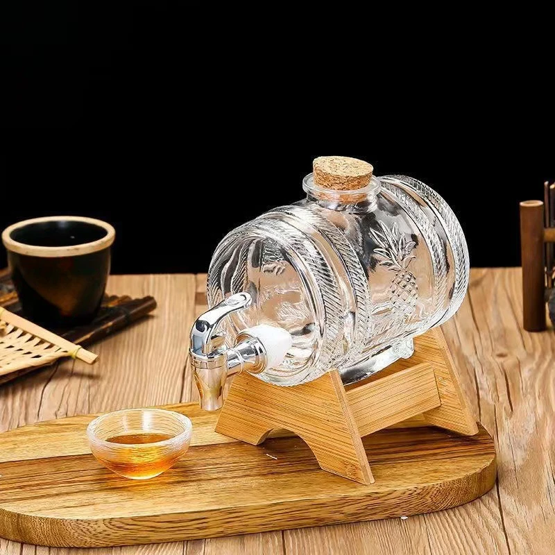 1L Beverage Barrel with Faucet - Wine Beer Rack บทวิจารณ์และราคา