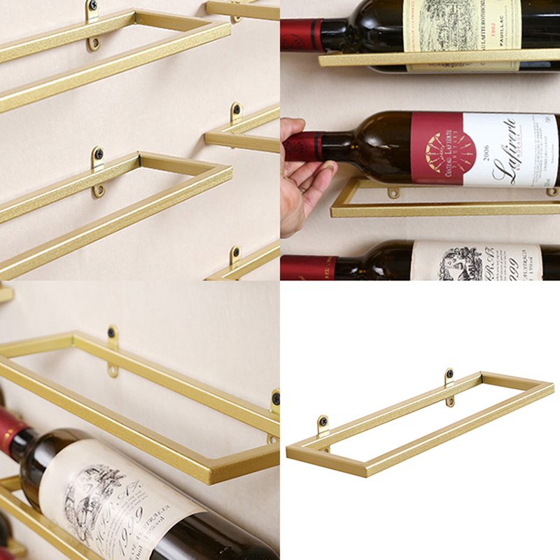 1PC Wall-Mounted Bar Wine Rack - Wine Beer Rack บทวิจารณ์และราคา