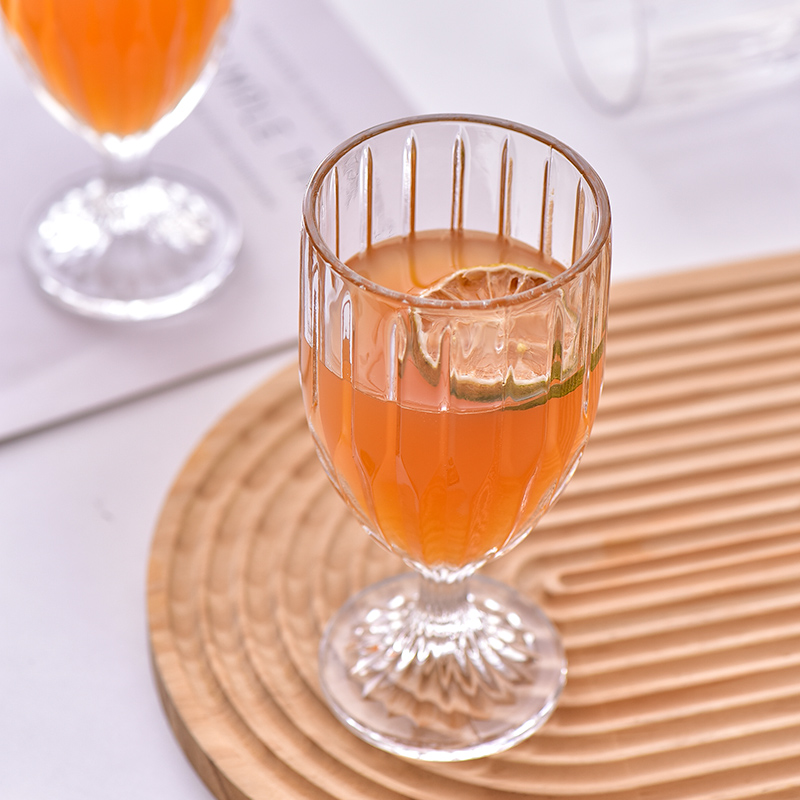 Large Capacity Glass Cup Champ - Wine Beer Foot บทวิจารณ์และราคา