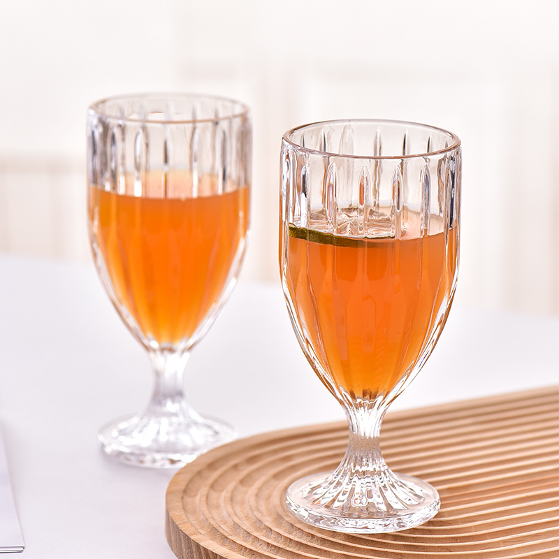 Large Capacity Glass Cup Champ - Wine Beer Foot บทวิจารณ์และราคา