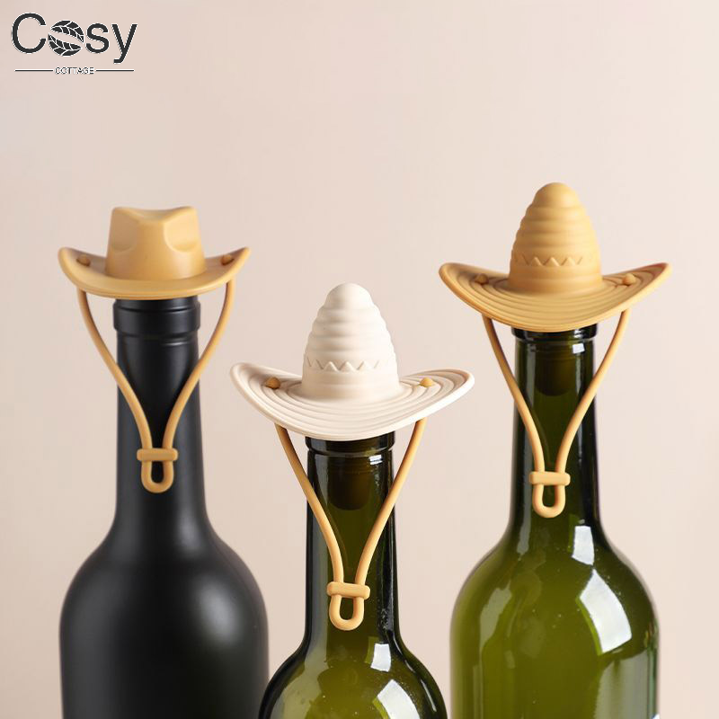 Silicone Cowboy Hat & Christma - Wine Beer Hat บทวิจารณ์และราคา