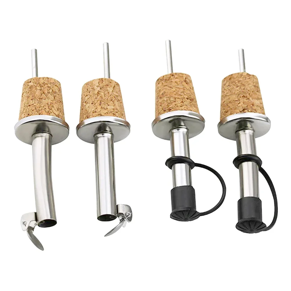 1PC Red Wine Cork Pourer Stain - Wine Beer Spirits บทวิจารณ์และราคา