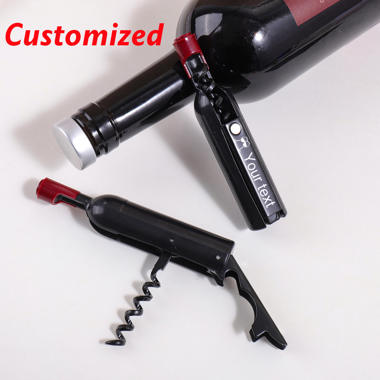 Bottle Shape Custom Text Wine  - Wine In Beer Name บทวิจารณ์และราคา