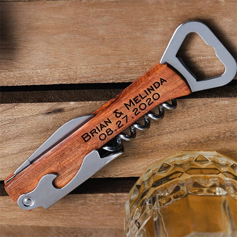 Custom Engraved Name Text Wood - Wine In Beer Name บทวิจารณ์และราคา
